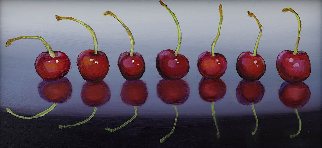 Cherry Dance 5x10 $395 at Hunter Wolff Gallery